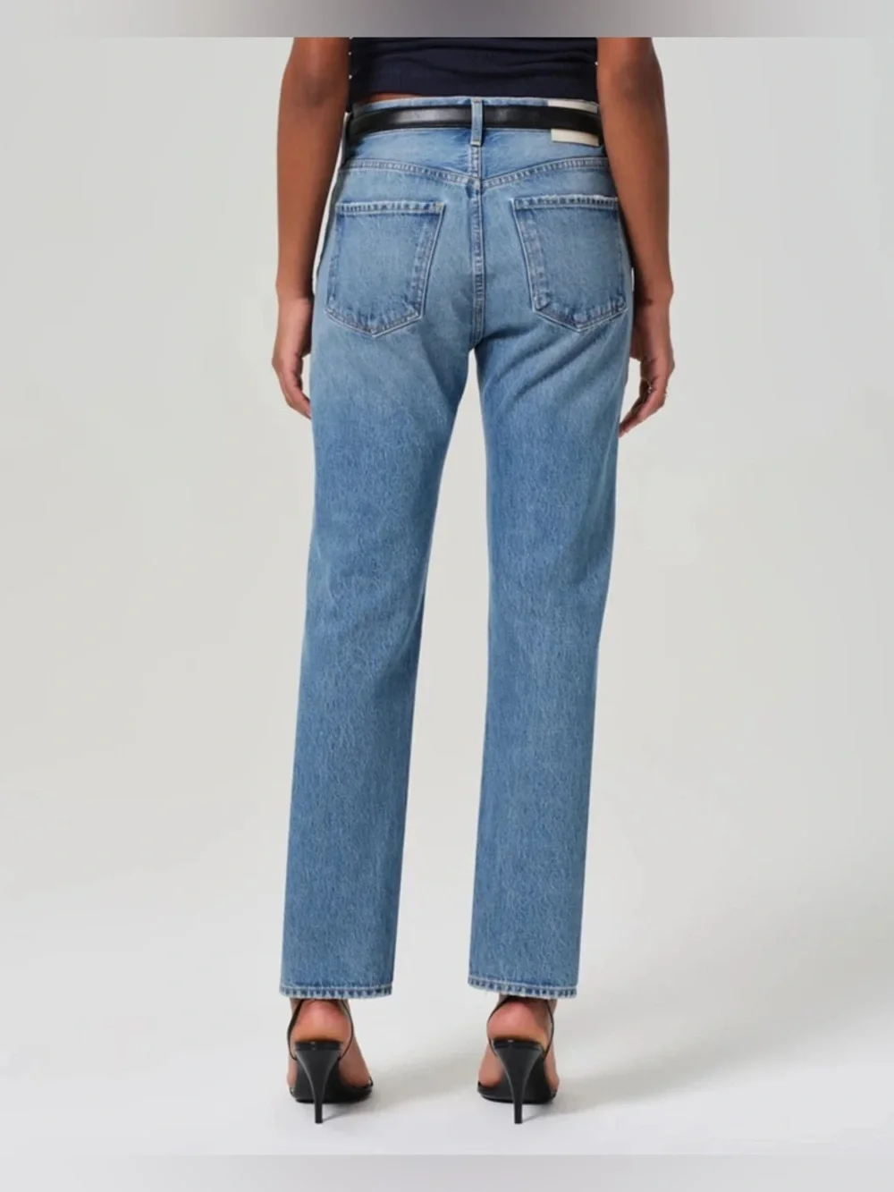 CITIZENS OF HUMANITY Blaine High Rise Straight Jeans in Perri 31